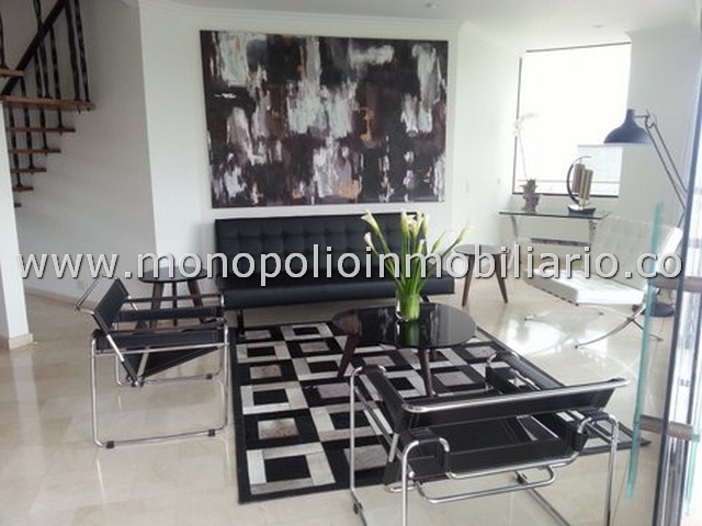 PENTHOUSE AMOBLADO PARA LA RENTA EN EL POBLADO COD: 750