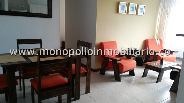 APARTAMENTO AMOBLADO EN ARRIENDO -  SECTOR EL POBLADO COD: 836
