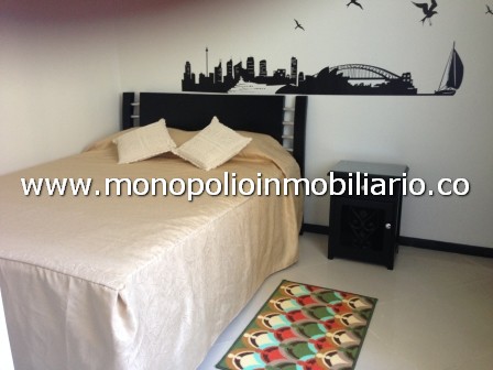 APARTAMENTO AMOBLADO PARA LA RENTA EN EL POBLADO COD 853