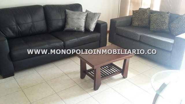 APARTAMENTO AMOBLADO EN RENTA - EL POBLADO COD: 3496