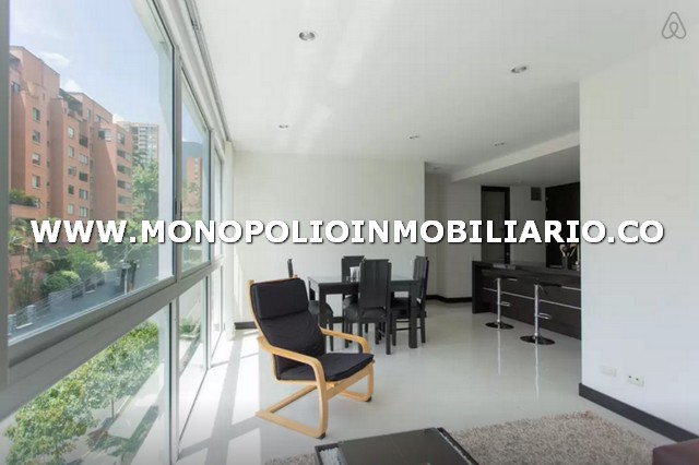 APARTAMENTO ARRIENDO AMOBLADO EL POBLADO MEDELLIN COD.3726
