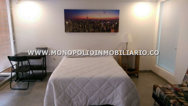 APARTAESTUDIO AMOBLADO EN LA FRONTERA EL POBLADO COD: 5868
