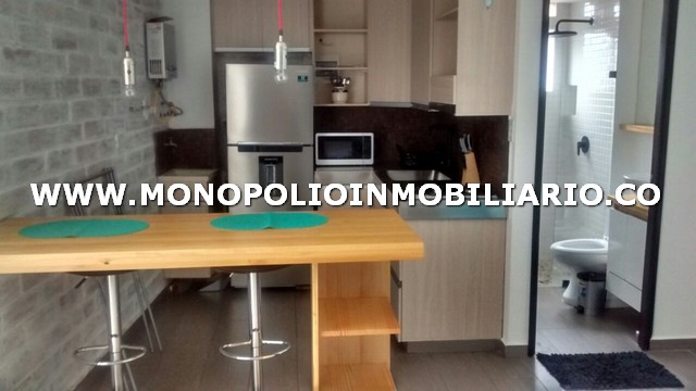 APARTAESTUDIO AMOBLADO EN MEDELLIN – EL POBLADO  COD. 6613