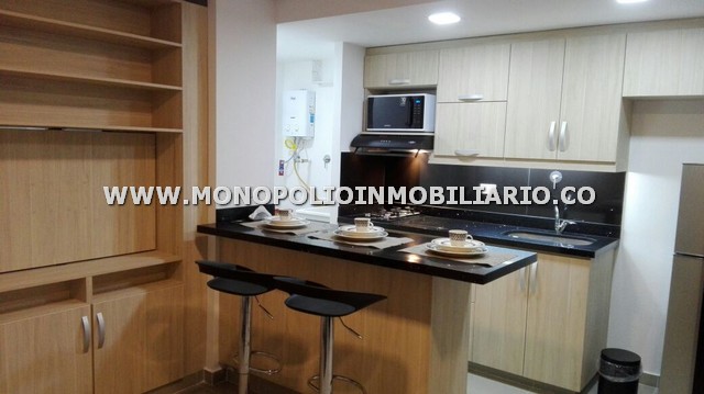 APARTAESTUDIO AMOBLADO EN ARRIENDO -SECTOR EL POBLADO  COD: 8507