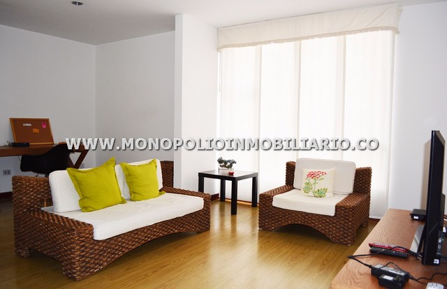 APARTAMENTO AMOBLADO PARA ALQUILAR EN MEDELLIN EL POBLADO COP 8543