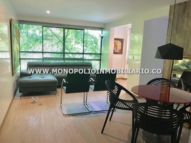 APARTAESTUDIO AMOBLADO PARA LA RENTA EN MEDELLIN SECTOR EL POBLADO COD: 8913