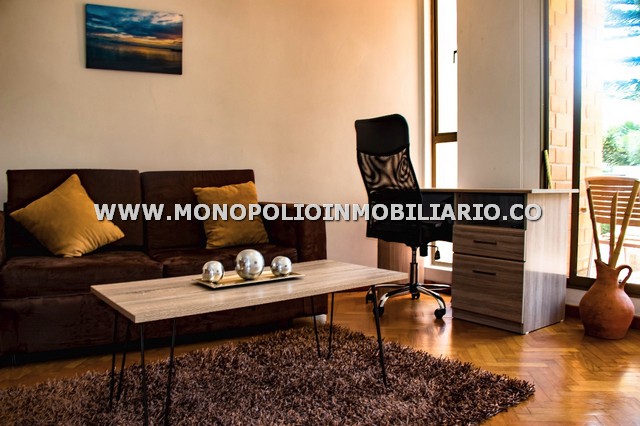 APARTAESTUDIO AMOBLADO EN  ARRIENDO - EL POBLADO COD: 12462