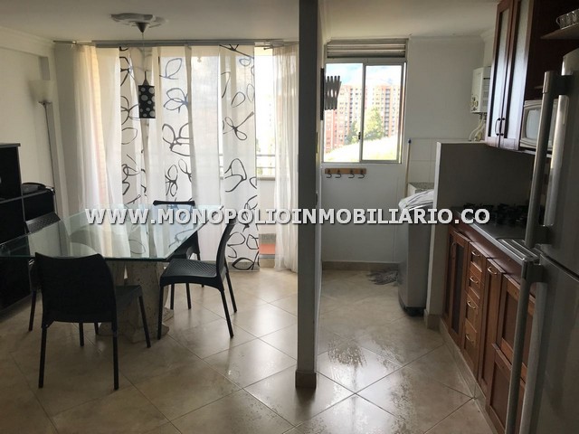 APARTAMENTO AMOBLADO PARA LA RENTA EN MEDELLIN SECTOR POBLADO COD.4166