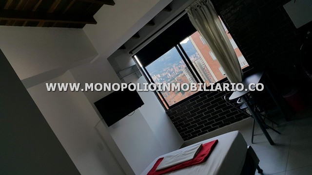 ACOGEDOR APARTAESTUDIO AMOBLADO EN ARRIENDO - SECTOR LOS ALPES  COD: 16569