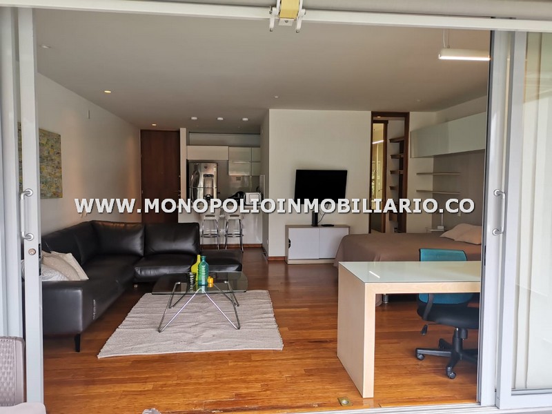 APARTAESTUDIO AMOBLADO EN ARRIENDO - SECTOR EL TESORO COD: 18807