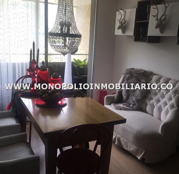 MAGNÍFICO APARTAMENTO AMOBLADO EN ARRIENDO - SECTOR ENVIGADO COD: 19270
