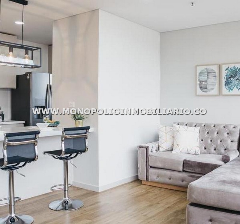 GRANDIOSO APARTAESTUDIO AMOBLADO EN ARRIENDO - SECTOR EL TESORO COD: 22440