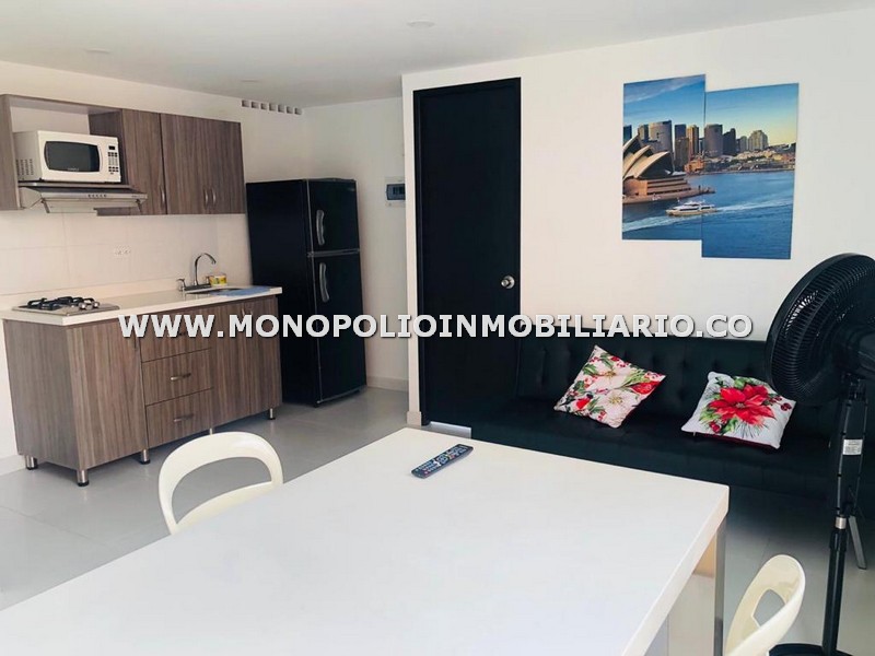 APARTAESTUDIO AMOBLADO EN ARRIENDO - SECTOR EL POBLADO COD: 22557