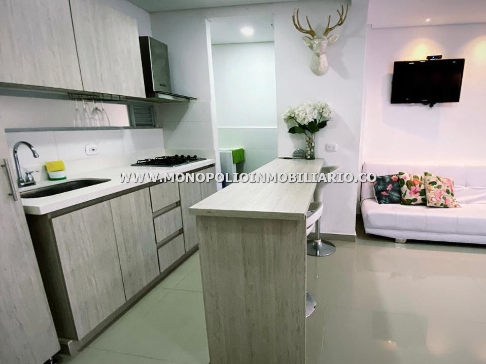APARTAESTUDIO AMOBLADO EN ARRIENDO - SECTOR SAN JERÓNIMO COD: 23207