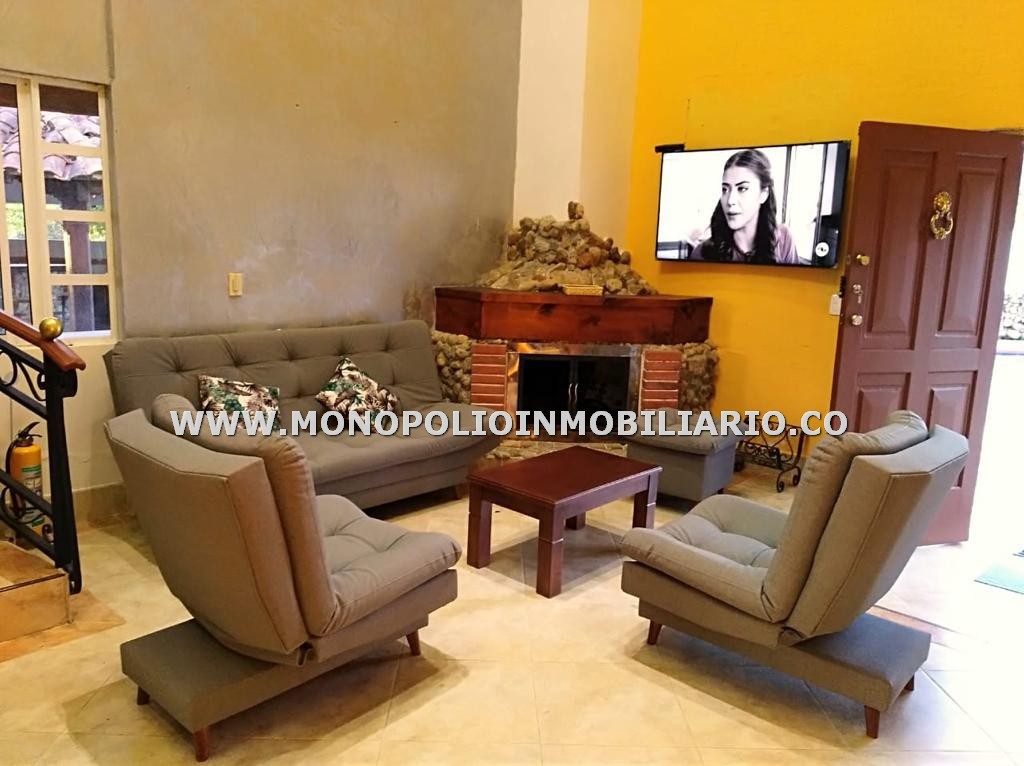 CASA FINCA AMOBLADA EN ARRENDAMIENTO - SECTOR GUATAPE COD: 23614