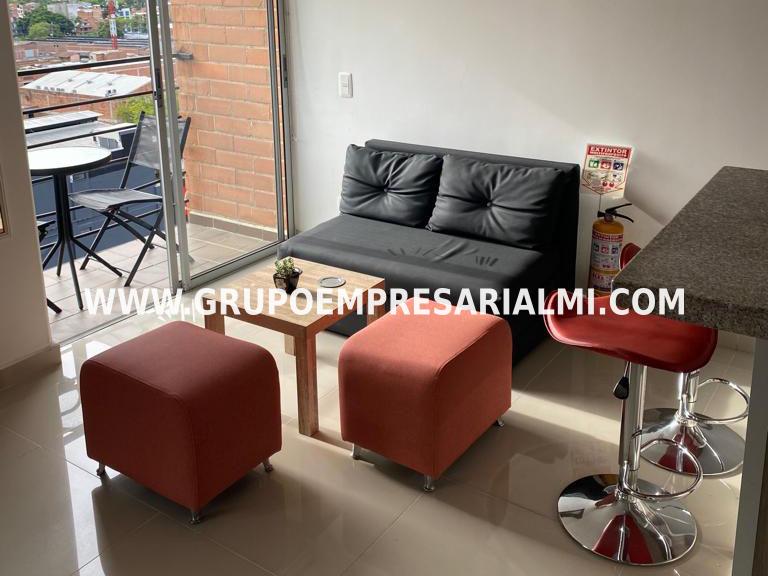 APARTAESTUDIO AMOBLADO PARA LA RENTA EN MEDELLIN CRISTO REY COD 8303