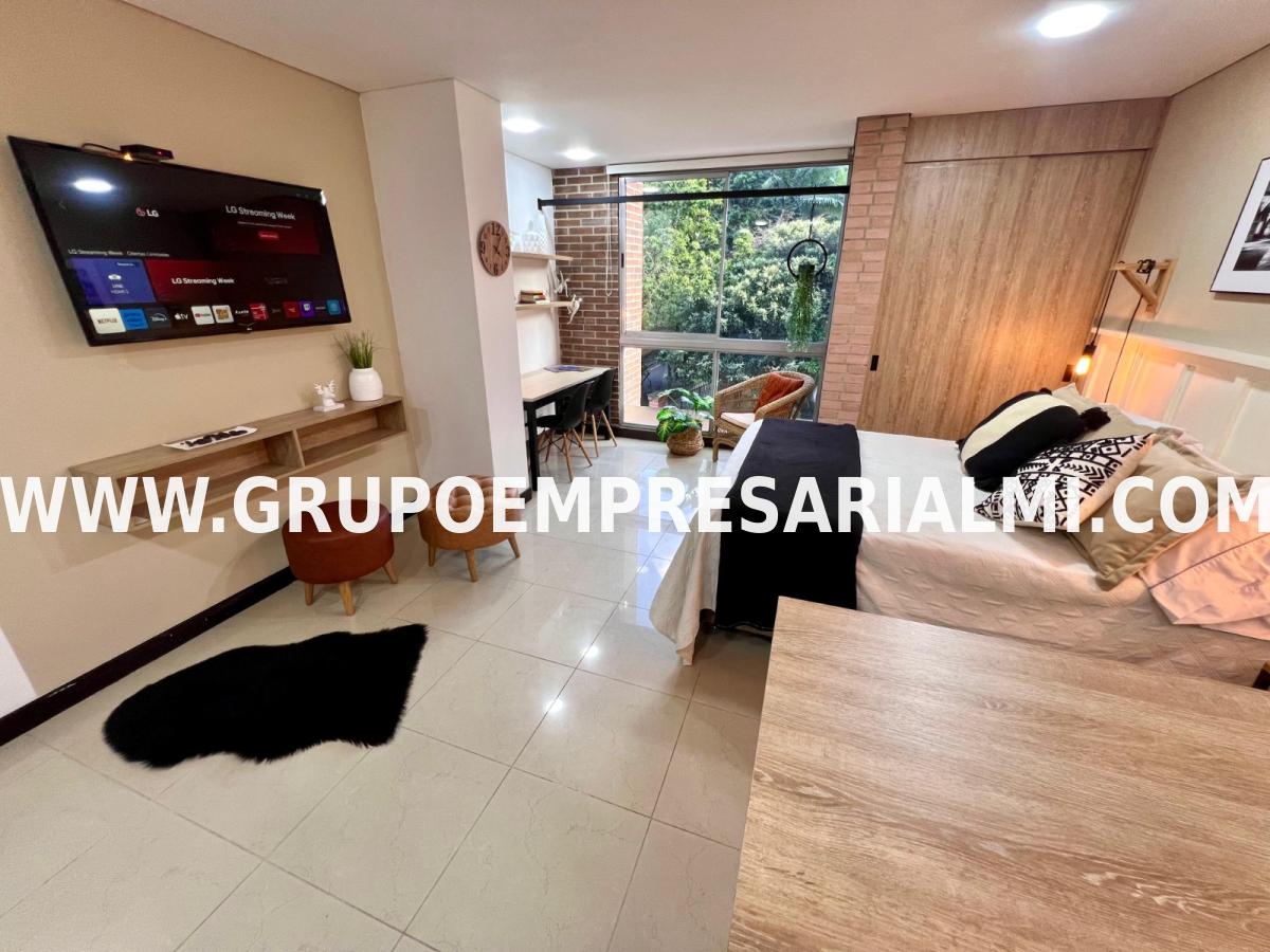 APARTAESTUDIO AMOBLADO EN ARRIENDO - SECTOR PROVENZA COD: 32573
