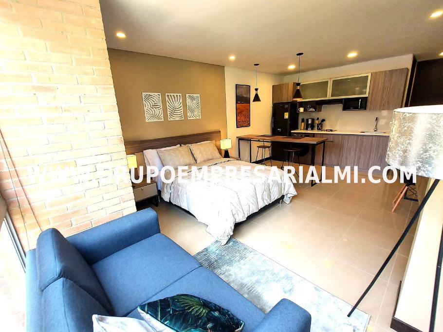 APARTAESTUDIO AMOBLADO EN ARRIENDO - SECTOR PROVENZA  COD: 32608