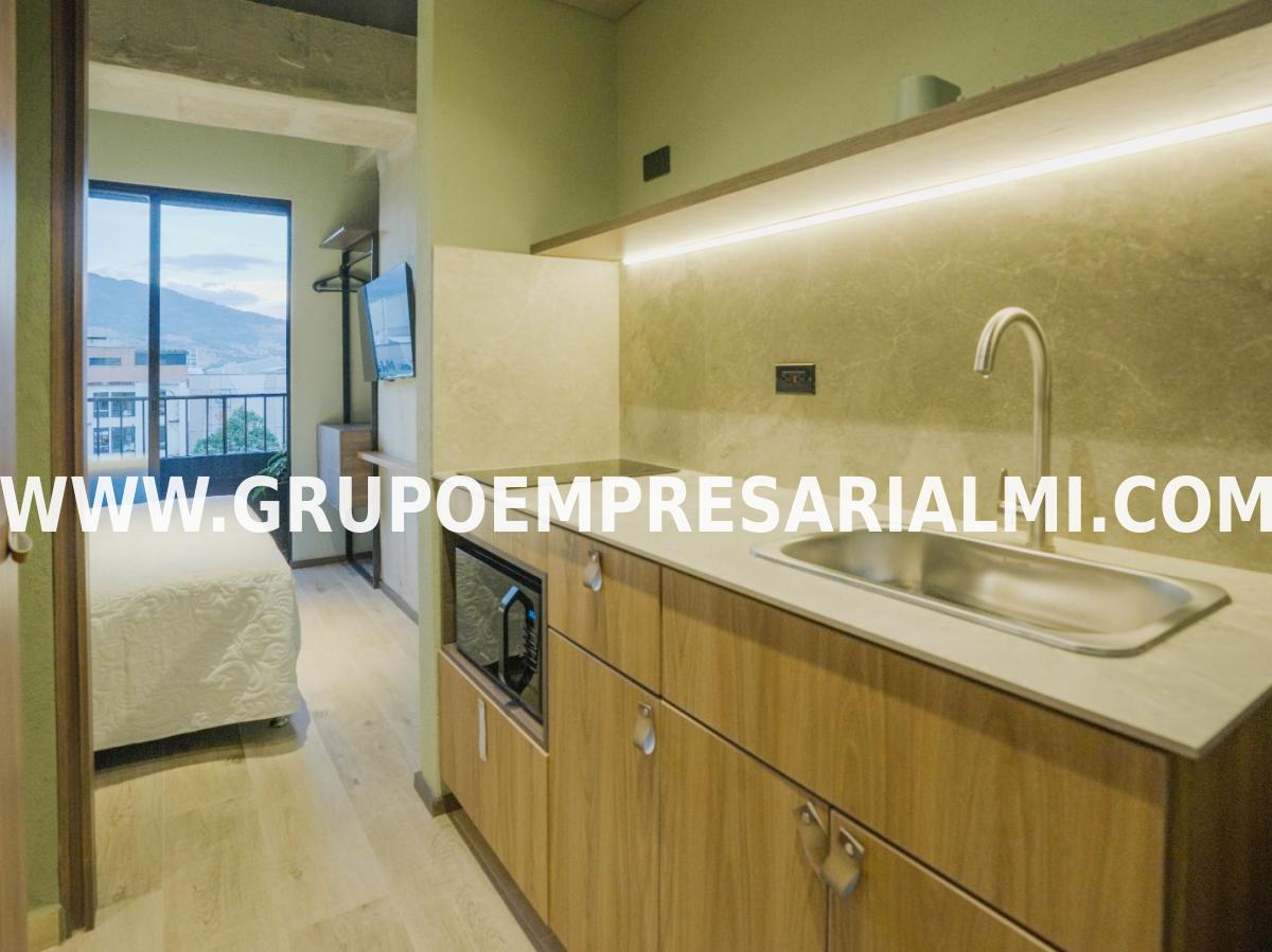 APARTAESTUDIO AMOBLADO EN ARRIENDO - SECTOR LOS ALPES COD: 33215