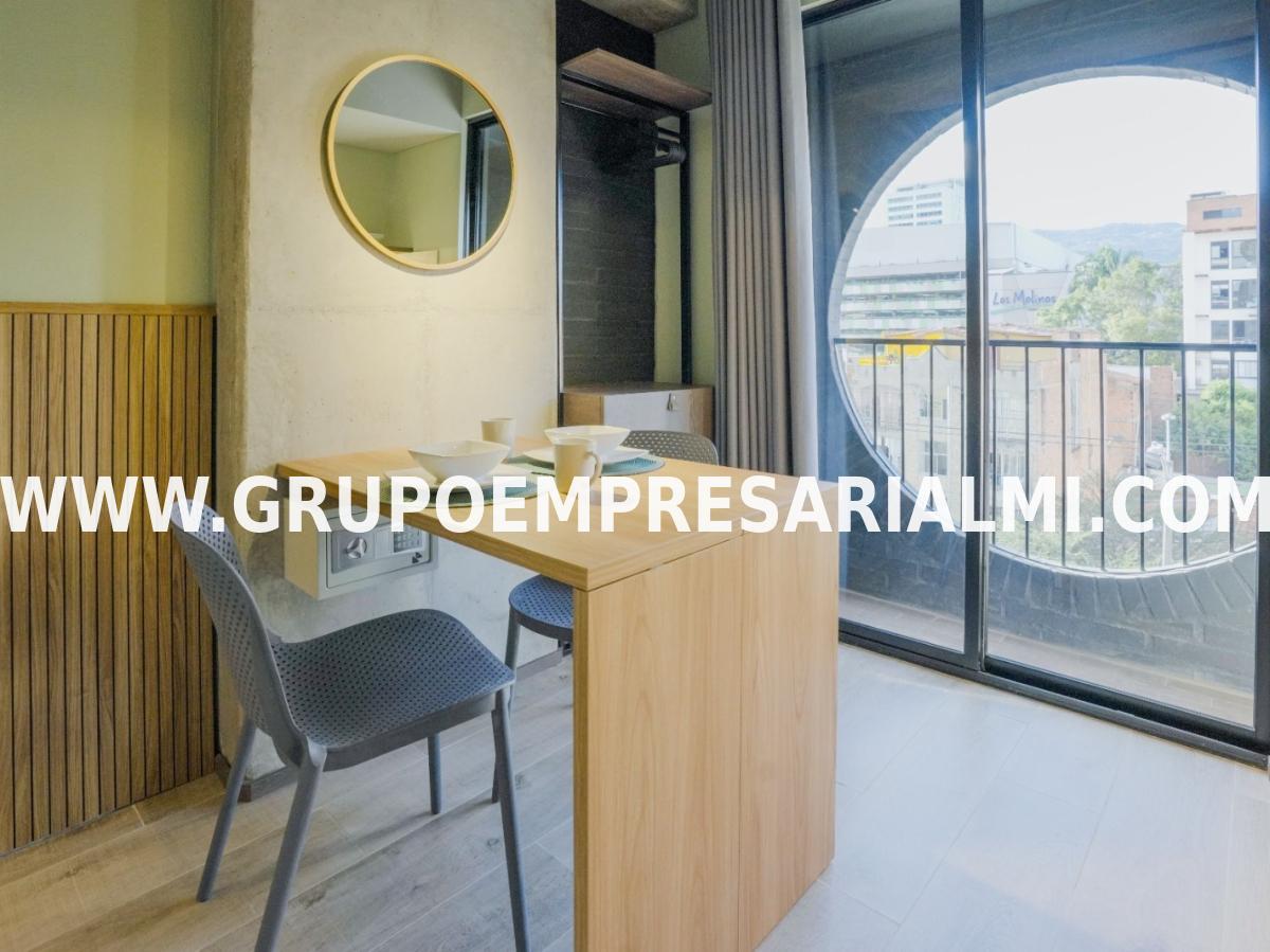 APARTAESTUDIO AMOBLADO EN ARRIENDO - SECTOR LOS ALPES COD: 33217