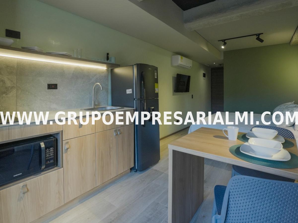 APARTAESTUDIO AMOBLADO EN ARRIENDO - SECTOR LOS ALPES COD: 33219