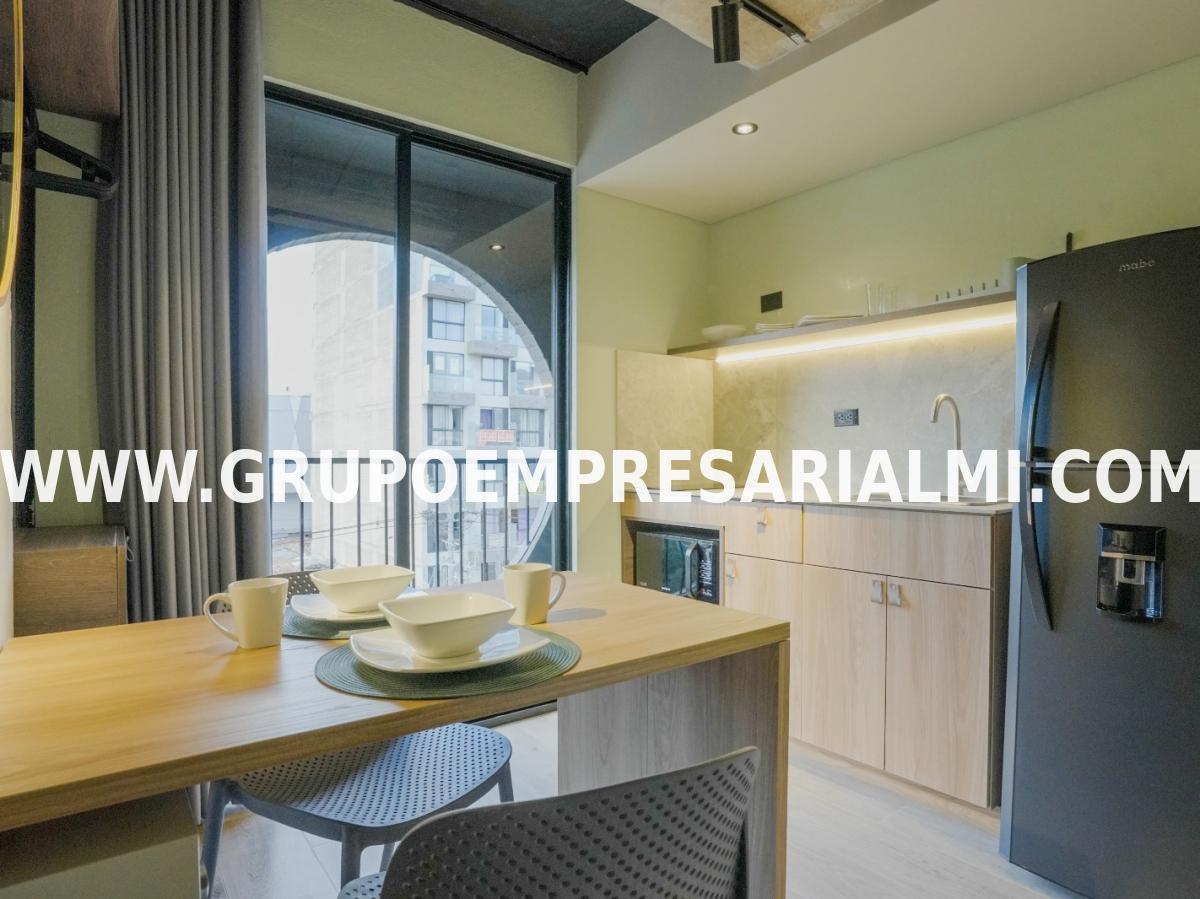 APARTAESTUDIO AMOBLADO EN ARRIENDO - SECTOR LOS ALPES COD: 33221