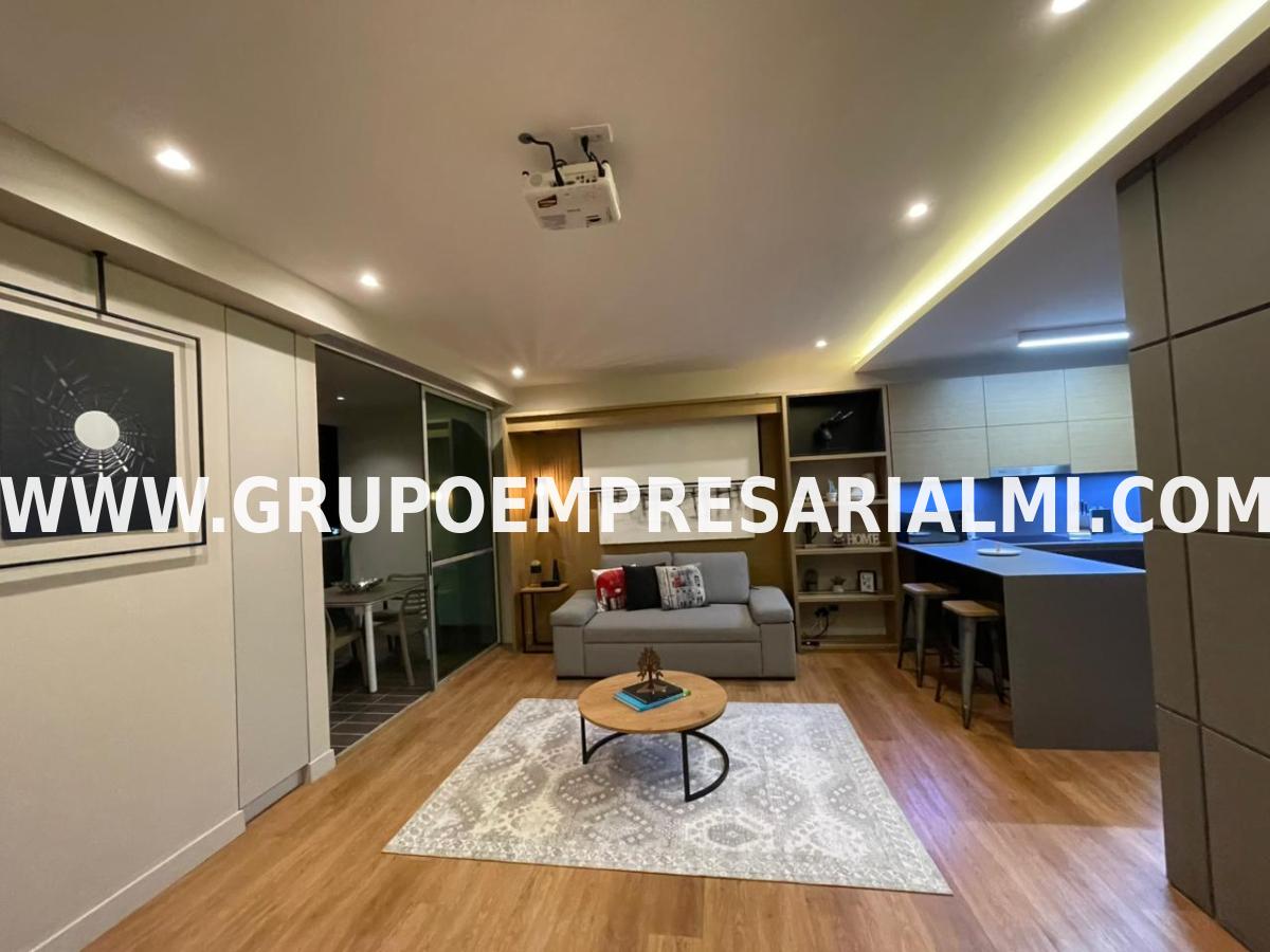 ESPECTACULAR APARTAESTUDIO AMOBLADO  EN ARRIENDO SECTOR EL POBLADO COD: 34035