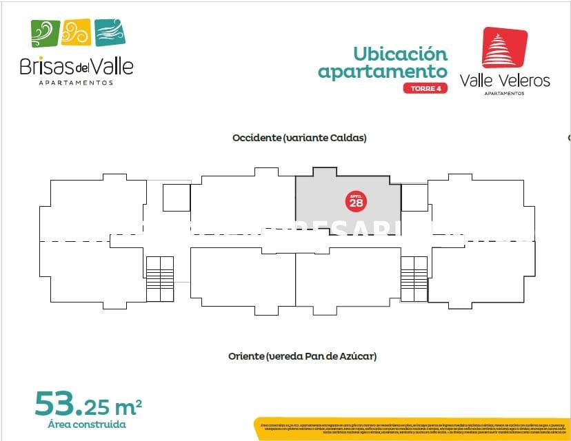 APARTAMENTO  EN VENTA -   SECTOR PAN DE AZUCAR COD: 34169
