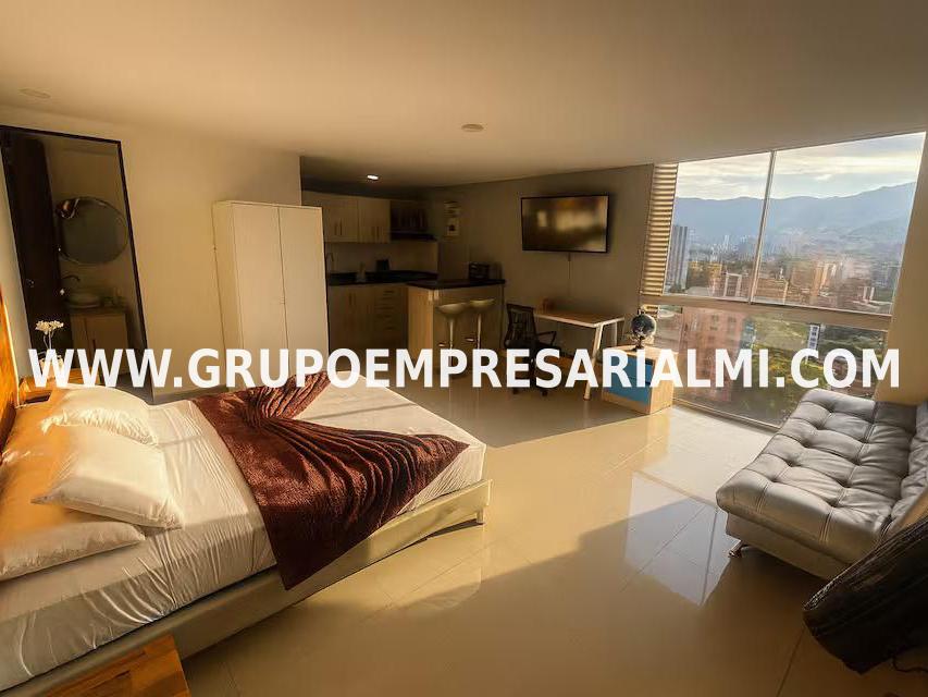HERMOSO APARTAESTUDIO AMOBLADO EN ARRIENDO -  SECTOR  EL  POBLADO COD: 34225